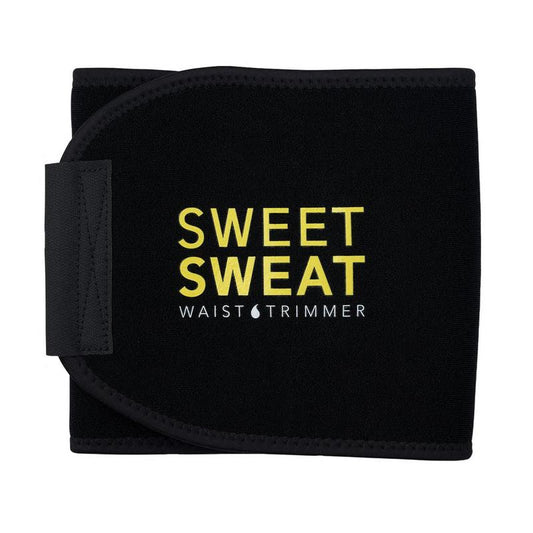 Transform Your Workout with the Sweet Sweat Ab Trainer - Adjustable Waist Trainer Belt for Maximum Sweat and Results in Black/Pink