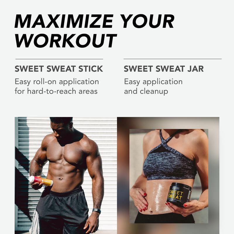 Sweet Sweat Workout Enhancer Roll-On Gel Stick - Elevate Your Fitness Journey and Maximize Results with Every Workout