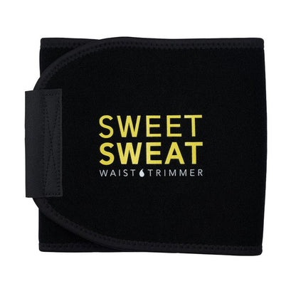 Transform Your Workout with the Sweet Sweat Ab Trainer - Adjustable Waist Trainer Belt for Maximum Sweat and Results in Black/Pink