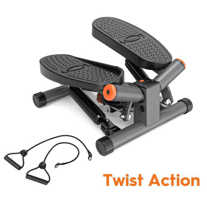 Niceday Compact Hydraulic Stepper with Resistance Bands - Perfect for Home & Office Workouts, 300LBS Capacity, Smart LCD Monitor